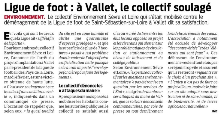 Ligue de foot: à Vallet, le collectif soulagé. Ligue de foot: à Vallet, le collectif soulagé.
