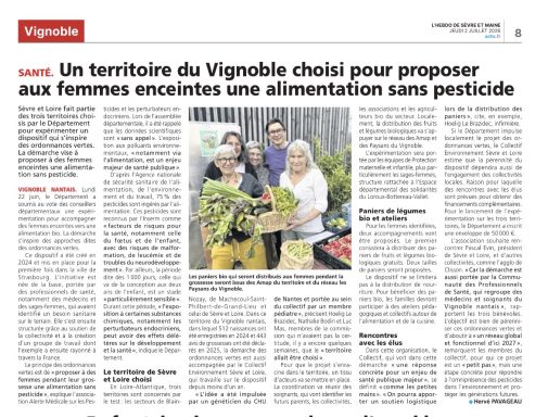 Ordonnance verte : Une alimentation sans pesticides pour les femmes enceintes Ordonnance verte